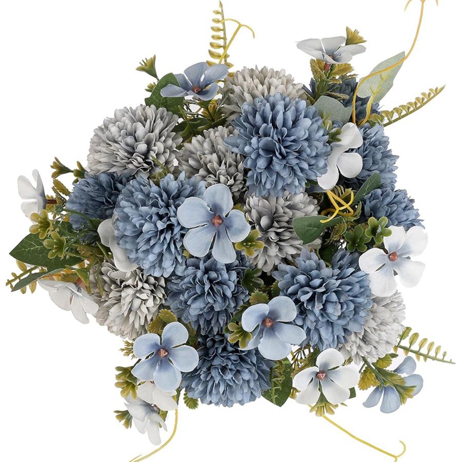 1/3Pcs Artificialflower Silk Ball Chrysanthemum Outdoor Garden Wedding Bridal Bouquet Home Rome Yard Wreath Festival Diy Gifts