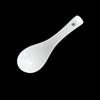 Pure White Ceramic Soup Spoon