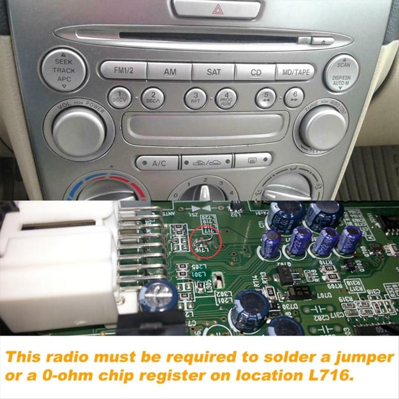 Car MP3 Sound Cable Adapter for 1168 1269 4103 14789909 14792086 14792089 14794008 14794522 Ensures Clear Sound Quality
