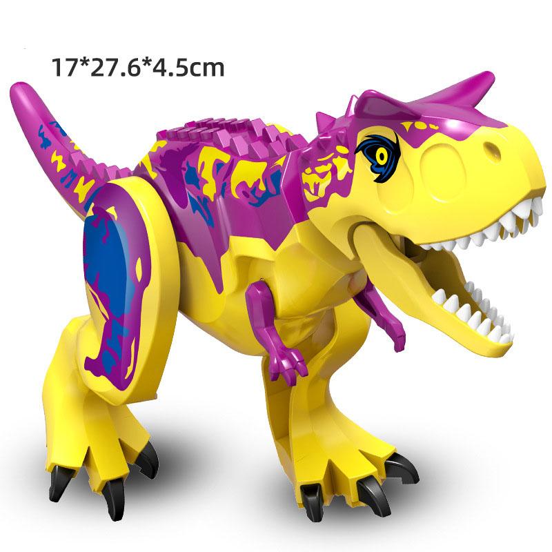 Jurassic Dino World Store Dinosaurfigurer Klosser Byggeklosser Velociraptor T-Rex Triceratops Indominus Rex Leker For Barn