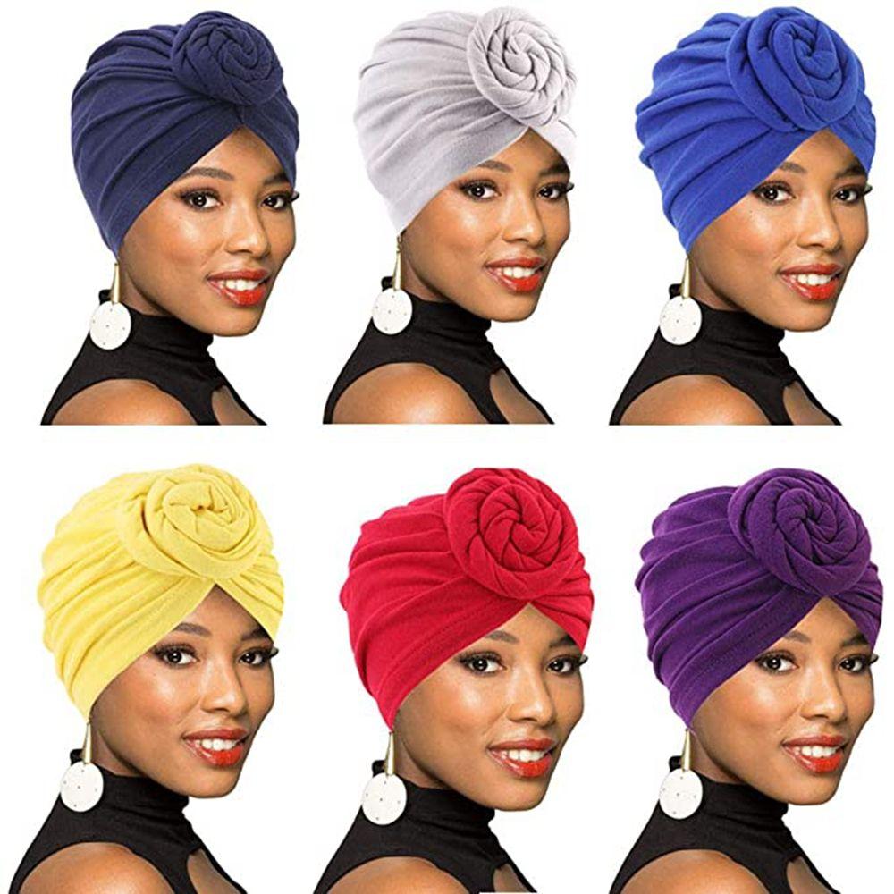 Bonnet Chemotherapy Cap Cotton Headscarf African Pattern Headwrap Women Chemo Hat Turban Caps