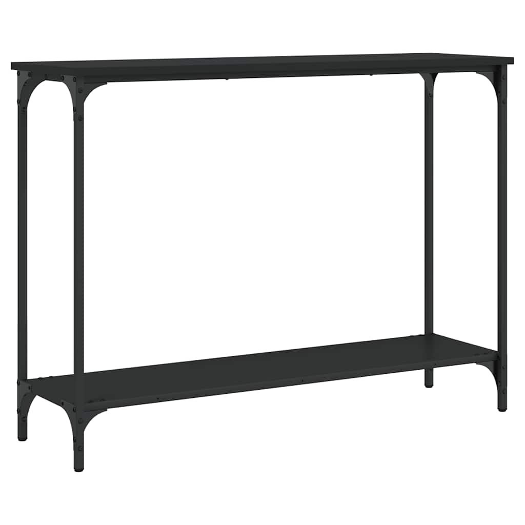 Console Table Black 101 x 30.5 x 75 cm Particleboard
