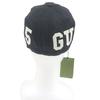 Pristine GUCCI Cap Logo Patch with Elastic Black Cotton Mens 751400 Used