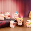 Adorable Resin Pig Figurine For Diy Desktop Decorations Perfect For New Year Celebrations