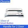 Exterior Door Handles Cover For Ford F-150 F150 F 150 2015~2020 F-Series Lobo Chrome Smart Handle Case Car Accessories Stickers