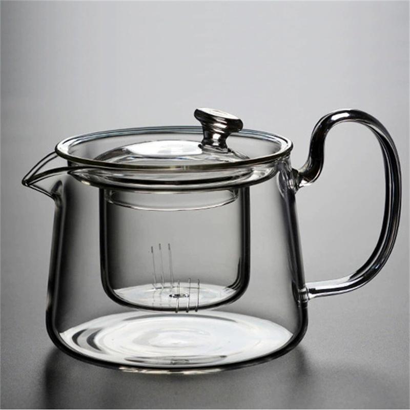 Japanese Style Transparent Glass Teapot High Temperature Resistant Filter Scented Black Tea Kung Fu Tea Set