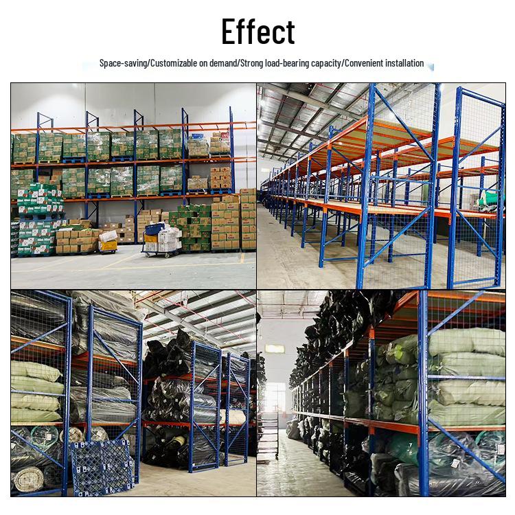 High-Capacity Industrial Multi-Layer Beam Racking System