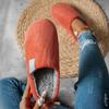 Damen Corduroy Seitliches Logo Winter Hausschuhe Rutschfest Warm Indoor Outdoor HausSchuhe Kleine Größe Empfehlen Eine Nummer Größer Bestellen
