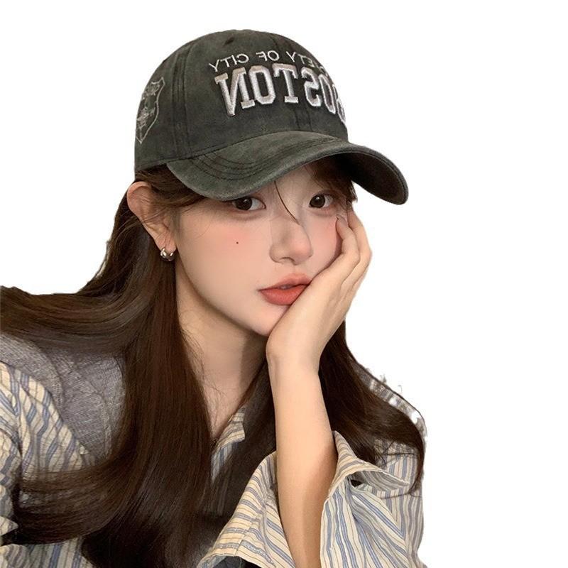 Sun Stylish Protection Baseball Cap For Women With Embroidery And Wide Brim Design