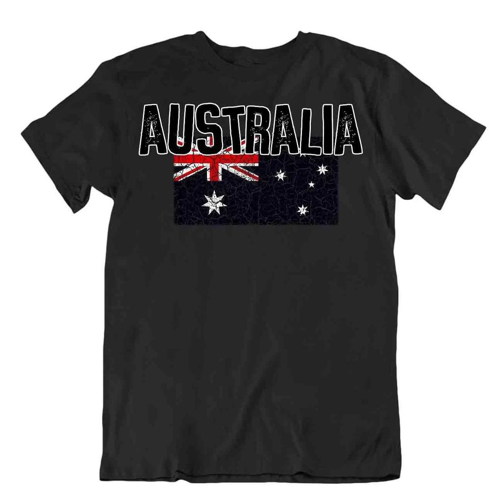 Flag T-Shirt Australia Fashion Country Souvenir Gift Tee Pride Logo
