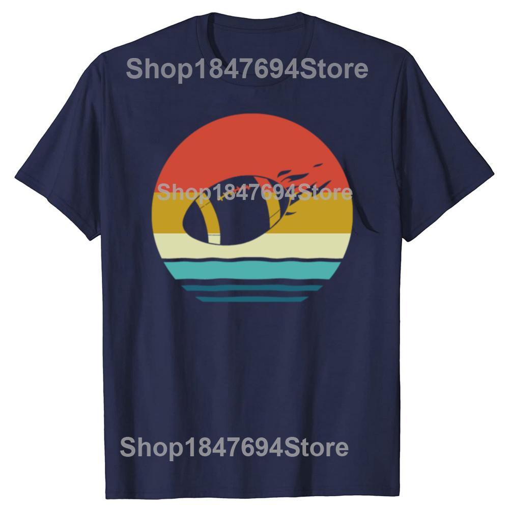 Rugby Vintage Retro Rugby Ball Player T Shirt Summer Graphic Cotton Streetwear Short Sleeve Birthday Gift T-shirt Mens Clothing