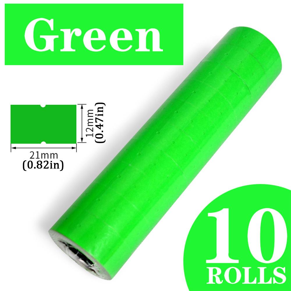 10 Rolls Price Label Single Line Price Label Tag Mark Gun Label Sticker 5500 Price Paper 500 stickers Coding Paper