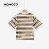 MOMOCO Boy's Fashion Striped Short Sleeve T-Shirt