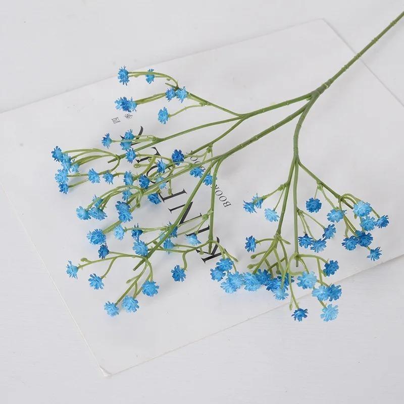 

Искусственный букет, свадебное украшение, букет для дома, гостиной, вечерние украшения, фотография, искусственный цветок, реквизит, полный звезд deep blue-1pcs зелёный