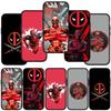 Phone Case for iPhone 17 16 15 Plus XR 16E Huawei P30 P20 Lite Y9 Redmi Note 14 12 11 13 Pro Max OPPO A60 A80 A40 A18 A38 Deadpool Comics Marvel Cover