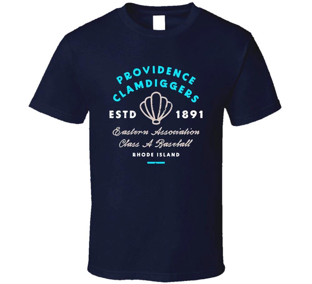 Providence Clamdiggers Род-Айленд Бейсбольная футболка 3XL