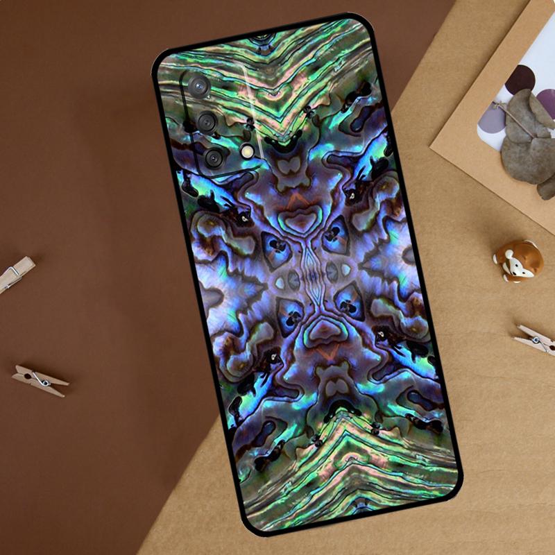 Paua Abalone Shell For Oppo A18 A38 A58 A78 A98 A40 A60 A80 A74 A94 A54 A16 A76 A96 A15 A57S A17 A77 Phone Case