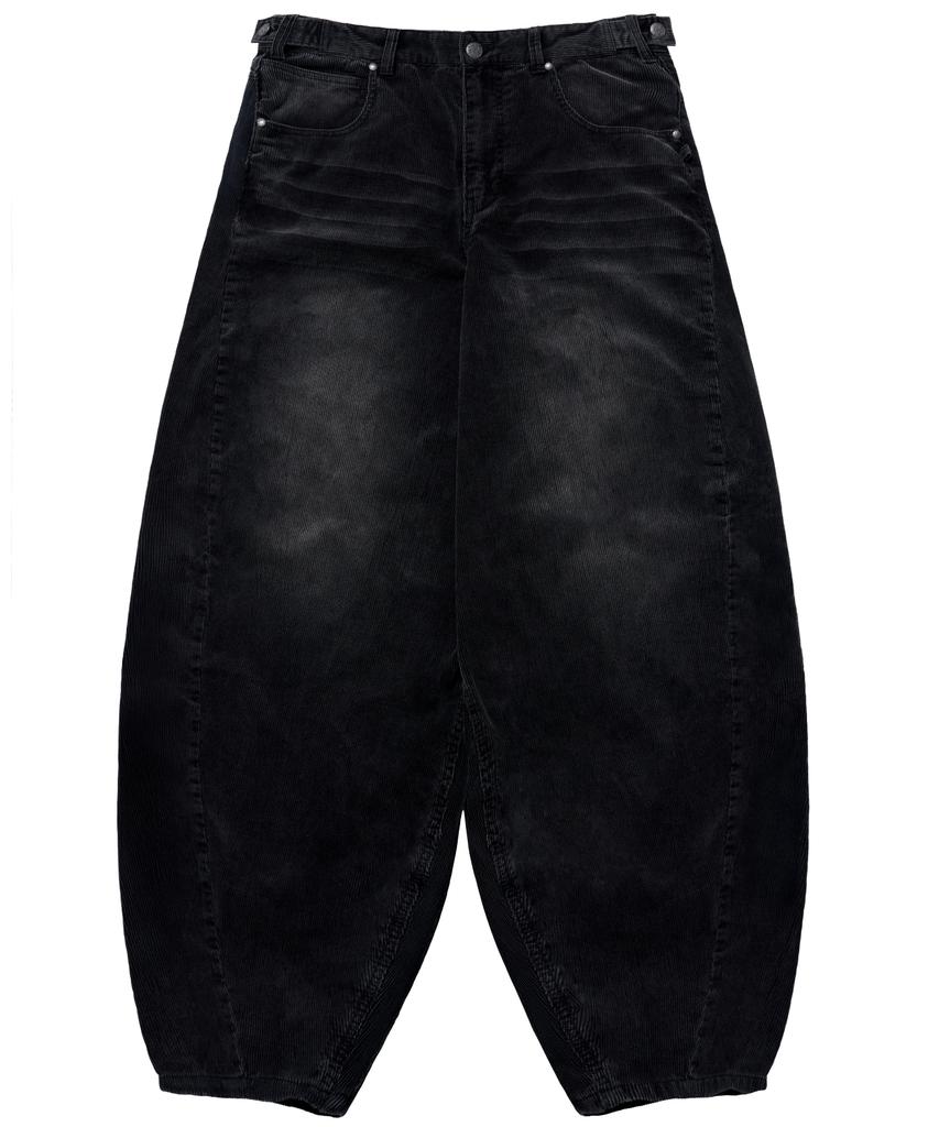IDWS Viego Corduroy Balloon Pants Black