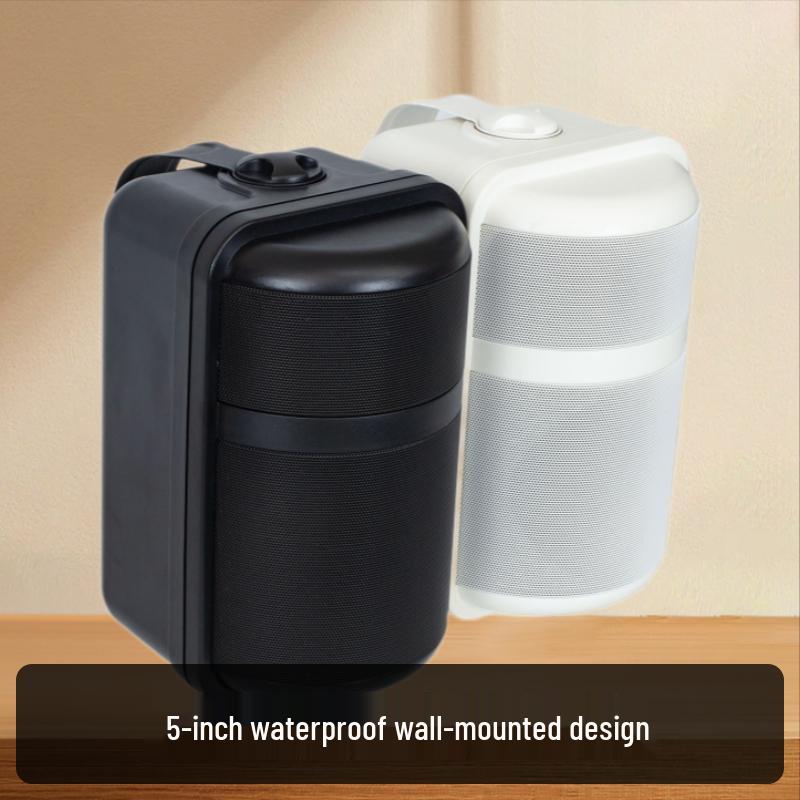 

Tianlai G55 Waterproof 5-inch Dual-Function Outdoor Wall Speaker чорний