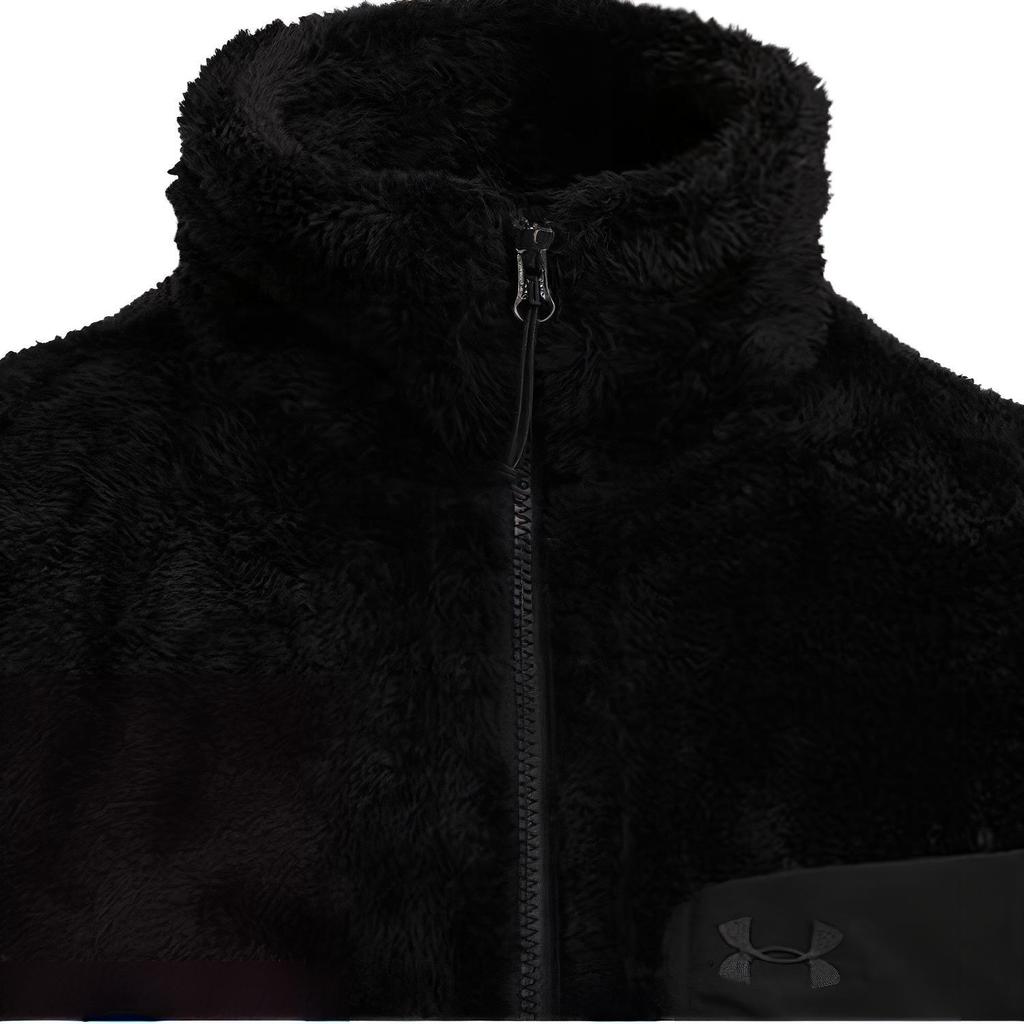Under Armour Sherpa Sports Casual Warm Jacket Men Jacket Black 1389366-001
