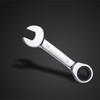 Ratchet Socket Wrench 8-18mm Short Handle Ratchet Wrench Hand Repair Tool Reversible Combination Single Wrench