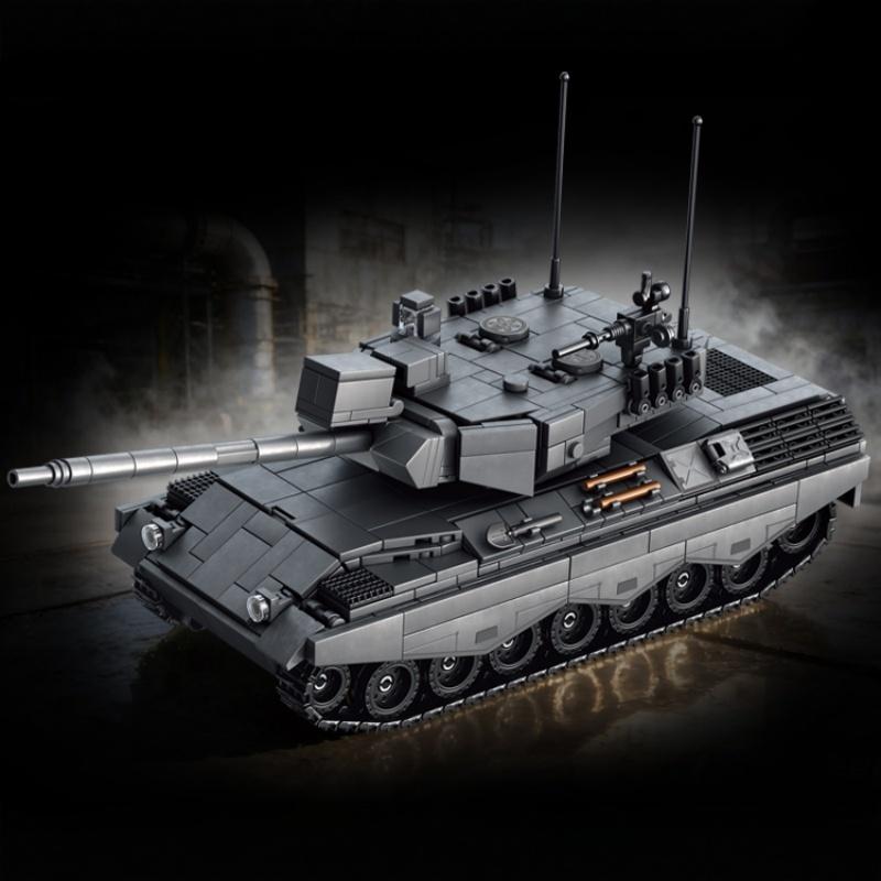 WW1 WW2 Military German Panther 1 Main Battle Tank SWAT Soldier Weapon Building Blocks Bricks Birthday Christmas Gifts for Childrens Boy Kids Adult