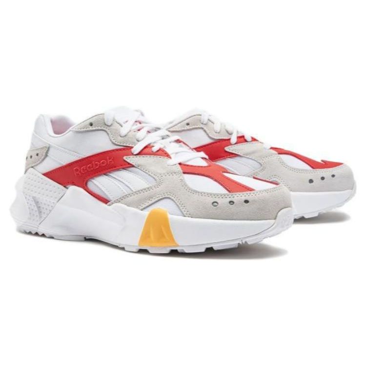 Reebok Aztrek Double 93 Low Top Sports Casual Shoes Unisex Sneakers White Red EF2928