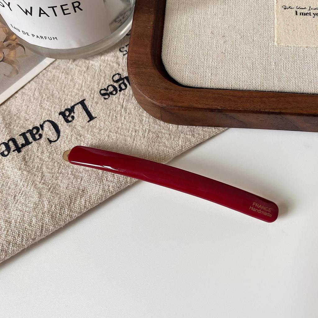 Eleganter Acetat-Haarclip für Damen - Vielseitiges Styling für abstehende Härchen, Pony und Pferdeschwänze