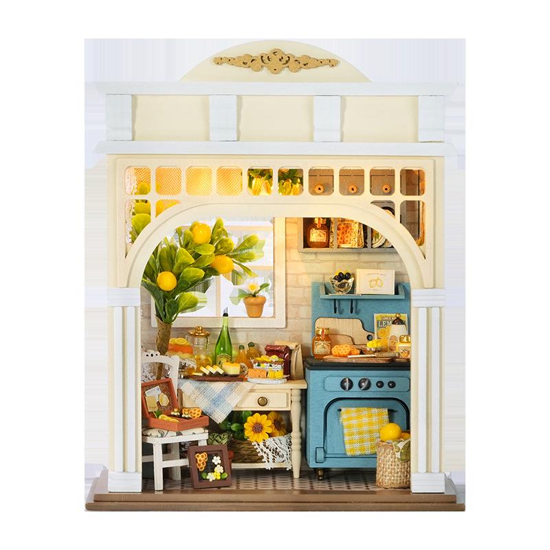DIY 3D Smart Toy House: Handmade Model Cabin Ornament