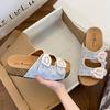 Fashion Shoes Woman's Slippers Platform Slides 2025 Retro Shoes Ladies' Slippers Platform Slipers Women 2025 Slides