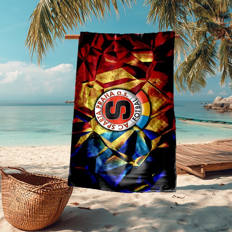 AC Sparta Praha Fashion Beach Towel: Ideal for Summer Adventures, Soft, absorbent and quick drying, suitable for swimming and bathing