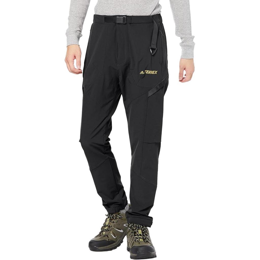 Adidas Knitted Sweatpants Men's Black Moderate Cuffed Pants HN2037