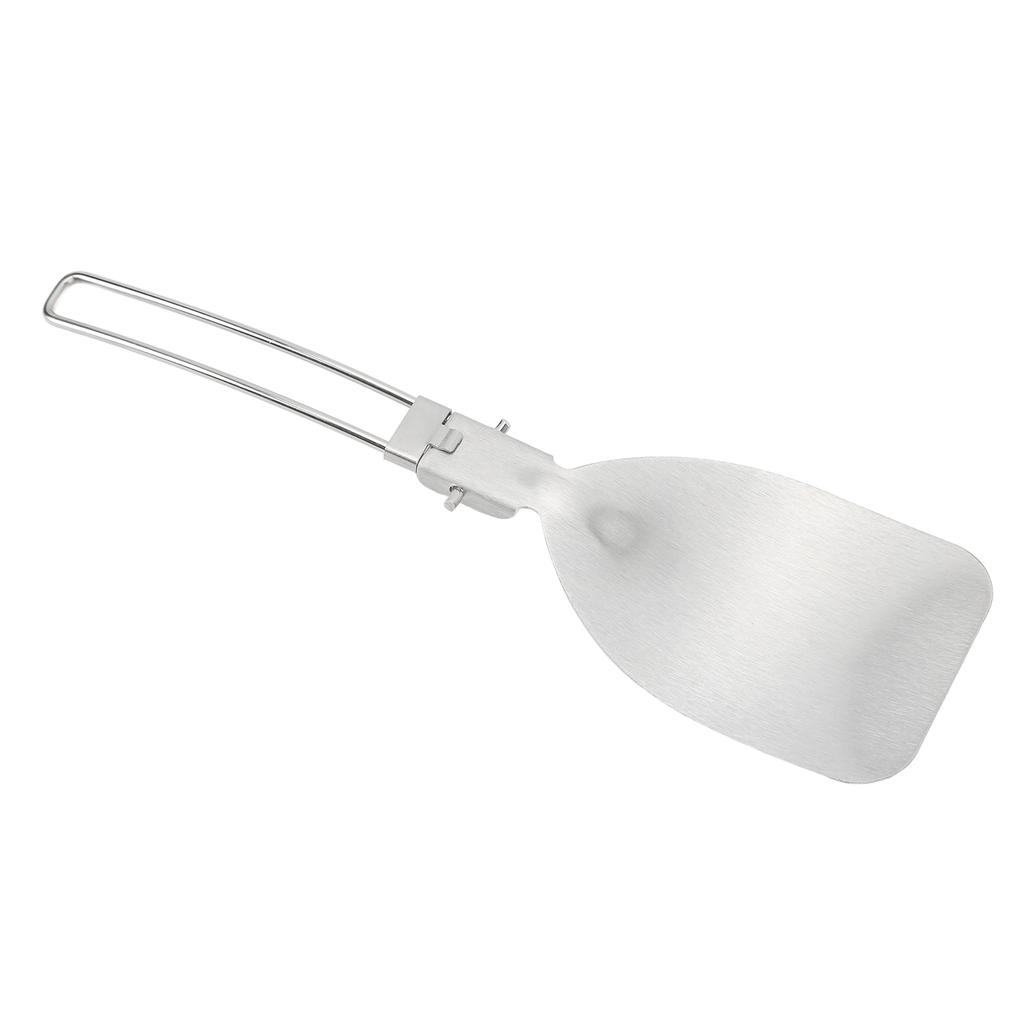 Cooking Spoon 304 Stainless Steel Prevent Scalding Folding Kitchen Rice Spoon for Outdoor Picnics Camping