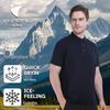 Vepeal Men's Seamless Quick-Dry Ice Silk Polo Short Sleeve VTX-137