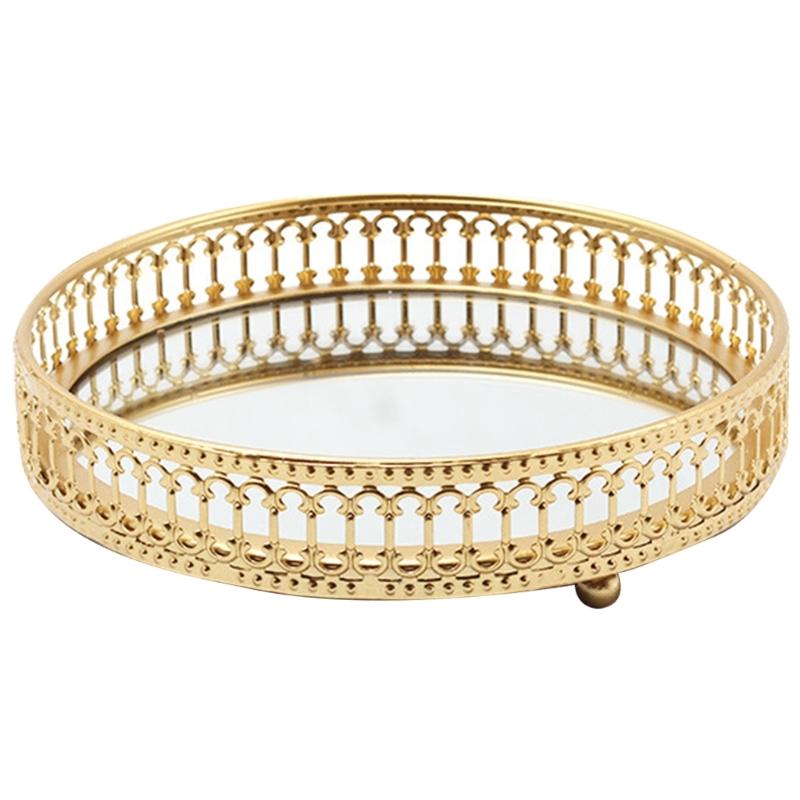 

Подставка для демонстрации ювелирных изделий для бутиков и выставочных мест, экономящая место, поднос-держатель для ювелирных изделий, круглый стеллаж-витрина для мелких предметов