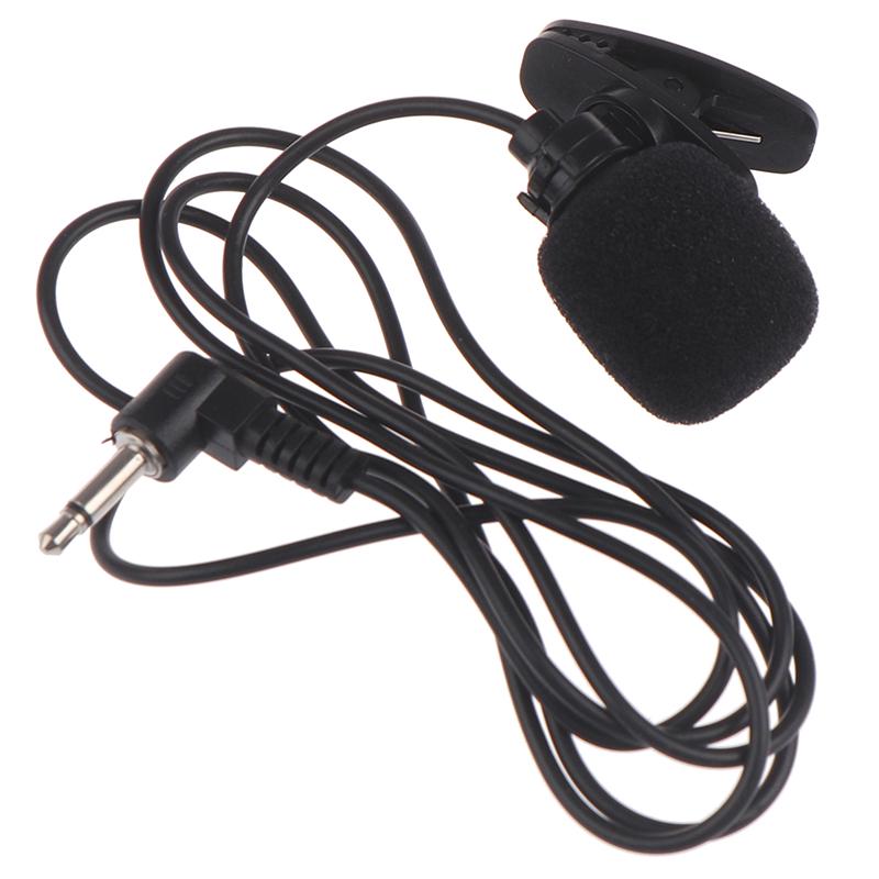 External 3.5Mm Mini Wired Clip-On Lapel Lavalier Microphone