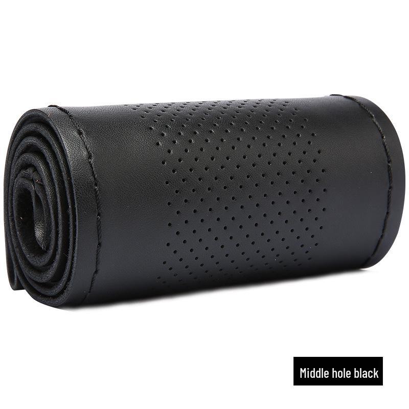 Housse de volant universelle en cuir de vachette cousue main pour toutes saisons