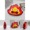 Cute Calcifer Plush Toy Soft Stuffed Fire Demon Doll For Kids' Xmas Or Birthday Present
