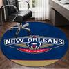 Pelicans Team Spirit Round Rug for Livingroom,Bedroom, Palyroom, Chair Rug, Area rug, Circle Carpet, Large Size Fan Christmas gift