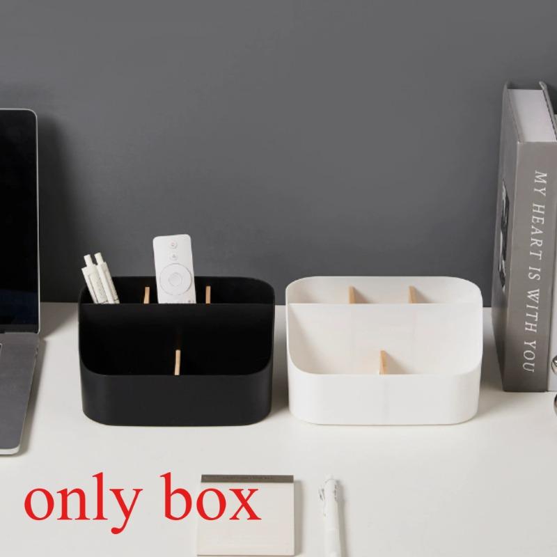 

2pcs Plastic storage rack with partition bathroom countertop storage rack dressing table storage rack toothbrush toothpaste rack 19x11.6x10.6cm