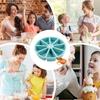 9 Cavity Cake Mold 9 Cavity Silicone Cake Mold Portion Pan Easy Release Kitchen Cooking Gadget Triangle Pizza Mould