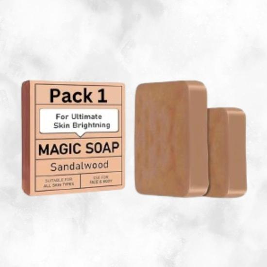 

Ghar Soap Natural Face and Body Soap, Skin Brightening Soap with Kesar and Chandan, 100g, Suitable for All Skin Types (Pack of 1)