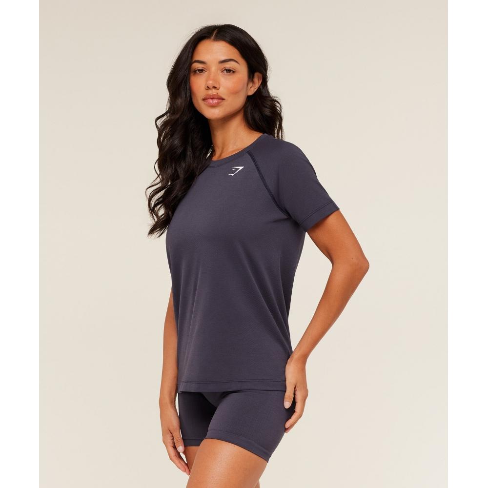 Gymshark ViTal LighT T shirT midnighT Purple Marl B2a4i Pcd7