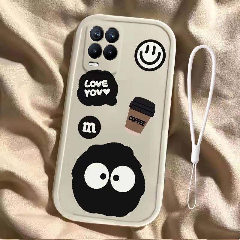 

Креативный чехол для мобильного телефона Realme8 Мягкий силиконовый чехол Realme8pro Креативный парный Интернет-знаменитость Всесторонний Прямой край Противоударный Realme8pro