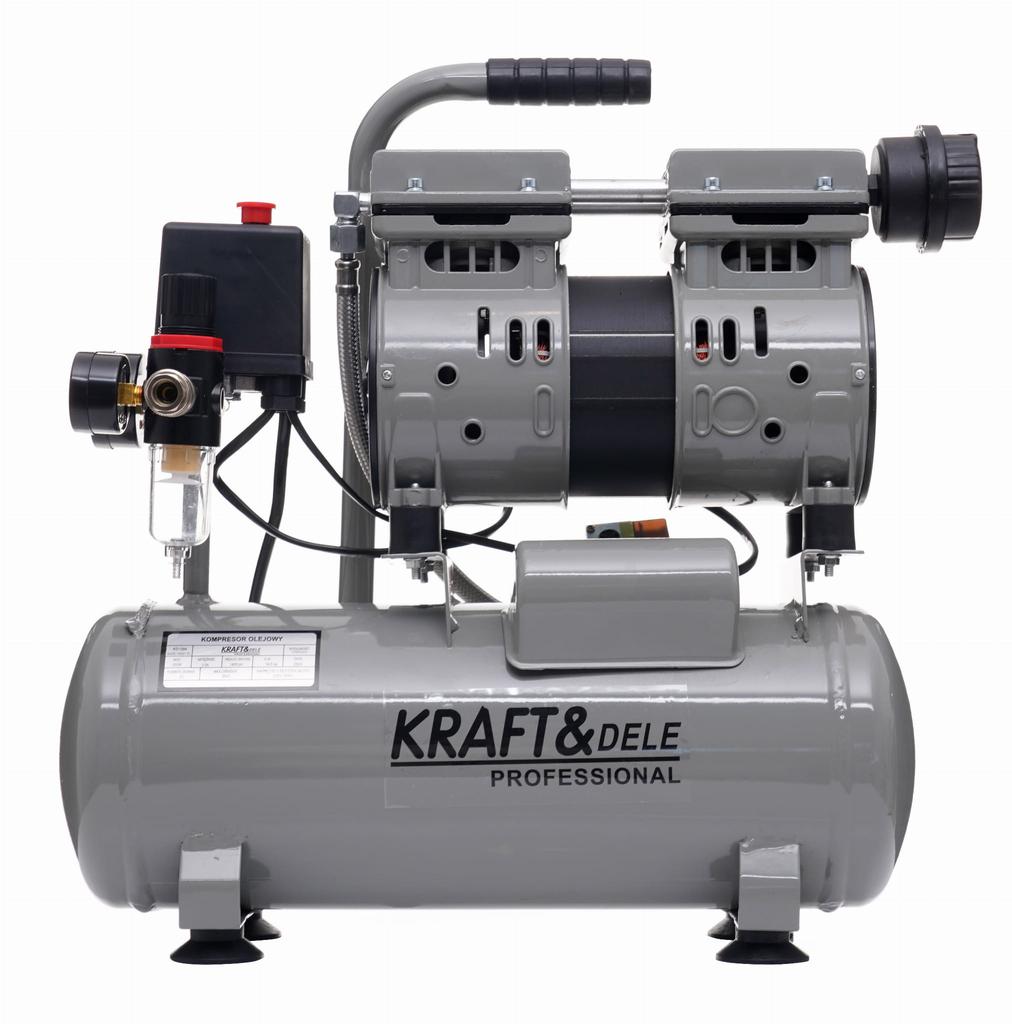 Kompresor Bezołejowy 9L 550W | Kraft&Dele