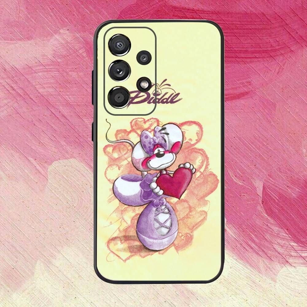 

CUTE D-Diddl R-Rat-DR Phone Case For Samsung S25,S24,S21,S22,S23,S30,Ultra,S20,Plus,Fe,Lite,Note,10,Black Cover Samsung S25Plus