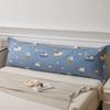 Soft Cotton Long Pillowcase 48x120/150/180cm Ins Style Floral Print Double Bed Single Piece