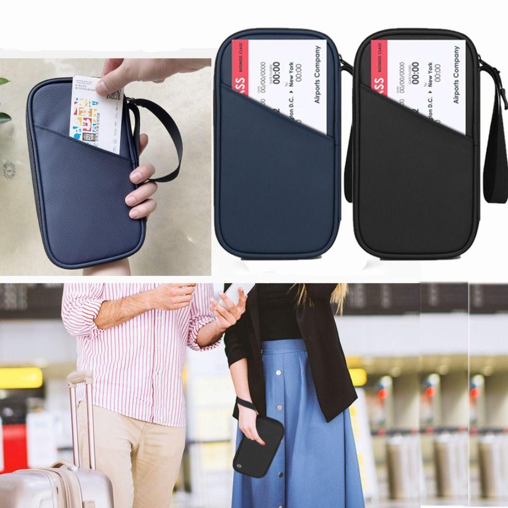 Waterproof Travel Wallet Lightweight Passport Case Family Passport Holder Passport Card Cover with RFID Blocker