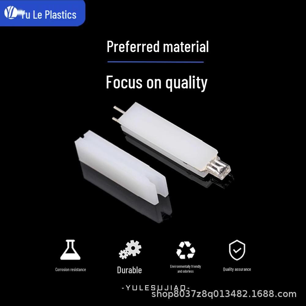 Three-Hole Square LED Lamp Holder with Nylon Isolation Post, Flat LED Post (LED 3*3~25)