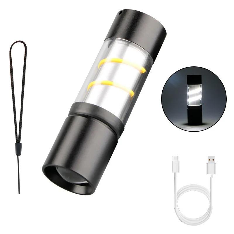 

Aluminum Mini Colorful LED Flashlight, Dual Light Source (Bulb+LED), Portable Camping Lantern for Outdoor, Caving & Patrol White light